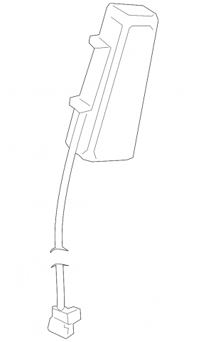 Lexus IS 14-15 front right seat airbag