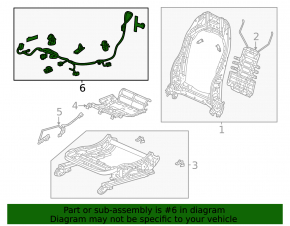 Honda Accord 23-26 passenger seat wiring
