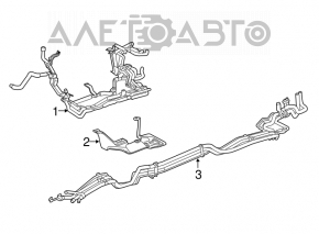 Air conditioning hose rear row front Toyota Highlander 14-16