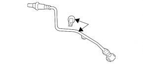 Lambda probe rear first Lexus RX350 06-09