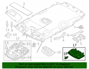Kia Niro 23 rear light, gray, without sunroof