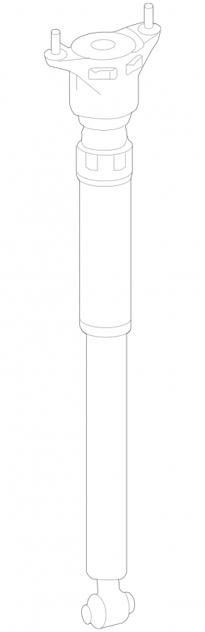 Rear left shock absorber Mercedes W246 B250e 16-17