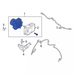 ABS ABS Ford Explorer 11-15 prerest under radar cruise