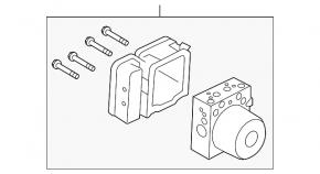 ABS ABS Ford Fiesta 11-19