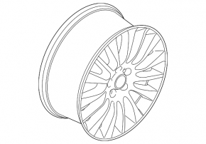 Wheel disk R18 Lincoln MKC 15-16 type 1