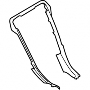Ford Fusion mk5 17-20 black central dashboard trim, peeling coating