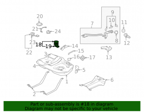 Fuel pump for Mitsubishi Galant 04-05