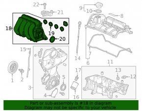 Intake manifold Honda Insight 19-22