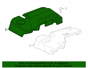 21-22 Buick Encore Engine Cover