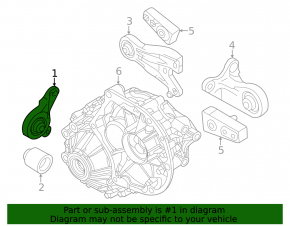 Mitsubishi Outlander 18-21 2.0, 2.4, PHEV, front gearbox bracket