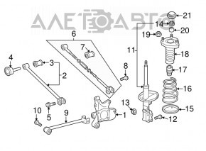 Rear right axle Toyota Highlander 08-13 AWD