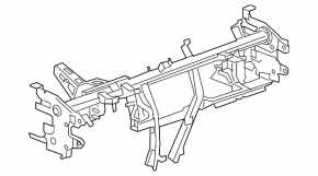 Under-torpedo pipe reinforcement Chevrolet Bolt EUV 22-23