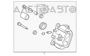 Caliper assembly rear right Nissan Altima 19-25 fwd