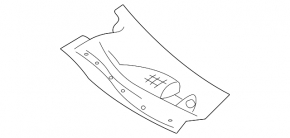 Left windshield wiper grille plastic Lexus RX300 98-03
