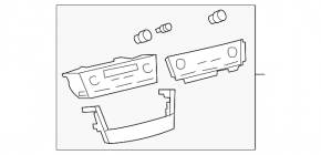 Dual-zone climate control for the Toyota Camry v40 07-09