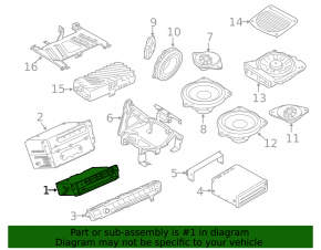 Radio tape recorder BMW 3 F30 12-18 for camera