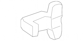 Upper front right door hinge for an 2013 Acura MDX