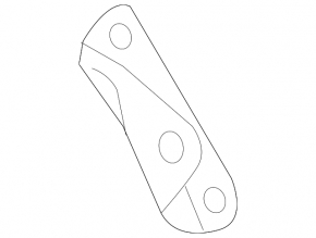 Left tailgate shock absorber bracket Toyota Rav4 13-18