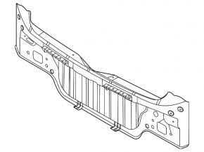 Hyundai Sonata 20-22 rear panel on the body, blue ST2