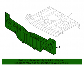 Hyundai Sonata 20-22 rear panel on the body, blue ST2