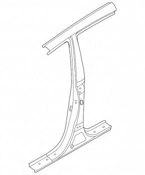 Body pillar central right Kia Sorento 10-15
