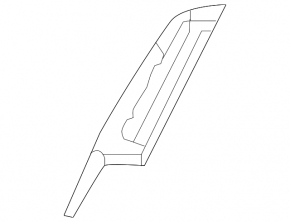 Infiniti QX30 17-19 front left side door trim