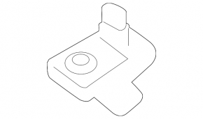 Driver's visor mounting hook Kia Niro 23- gray
