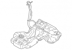 Fuel tank Audi A4 B8 08-12 prerest 2.0T