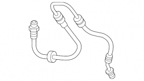 Front right brake hose for Audi A4 B9 17-20