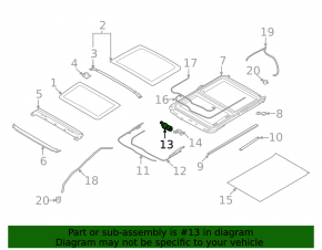 Panorama motor right Nissan Rogue 21-23