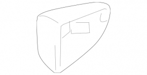Mercedes X164 GL outer rear left handle cap