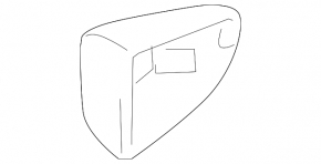 Mercedes X164 GL outer rear left handle cap