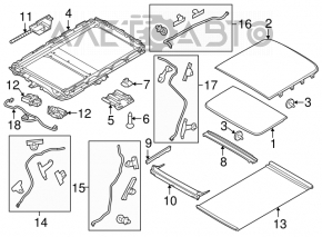Hatch Assembly Ford Explorer 11-17