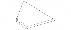 Trunk pocket lid left Mazda CX-5 22-25 black
