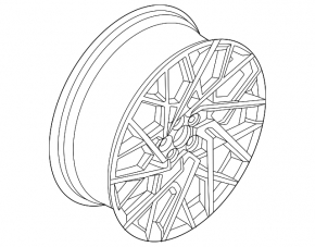 Wheel disk R20 Ford Mustang Mach-E 21-23 type 1
