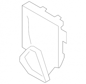 Air duct for an additional radiator Land Rover Range Rover Velar 18-20 2.0, 3.0