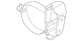 Bracket of cooling motor BMW 5 G30 17-19 3.0T