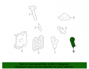 Knock Sensor GMC Terrain 18-21 LYX