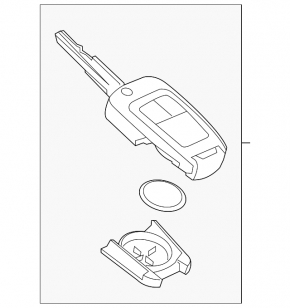 Key smart Chevrolet Trax 19-22 3 buttons