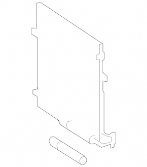 Air conditioning radiator condenser Mercedes W164 ML X164 GL W251 R VAN WEZEL