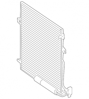 Air conditioning radiator condenser Mercedes W164 ML X164 GL W251 R