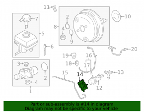 BMW X5 F15 16-18 Plug-in Vacuum Pump Bracket