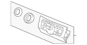 Monitor control with navigation Honda Accord 13-17
