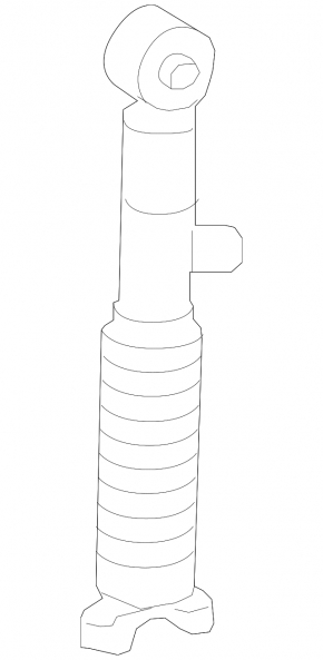 Rear left air shock absorber Lexus GX460 10-23