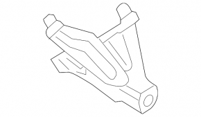 Engine mount bracket left Audi A6 C7 12-15 pre-rest 2.0 AWD