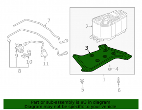 Fuel canister protection Audi A6 C8 19-