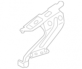 Front left wing bracket Audi A6 C8 19- front