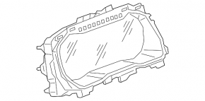 Instrument cluster VW Tiguan 19 SEL, digital, 126k