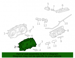 Instrument cluster VW Tiguan 19 SEL, digital, 126k