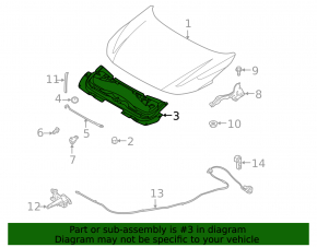 Nissan Sentra 20-24 Hood Insulation